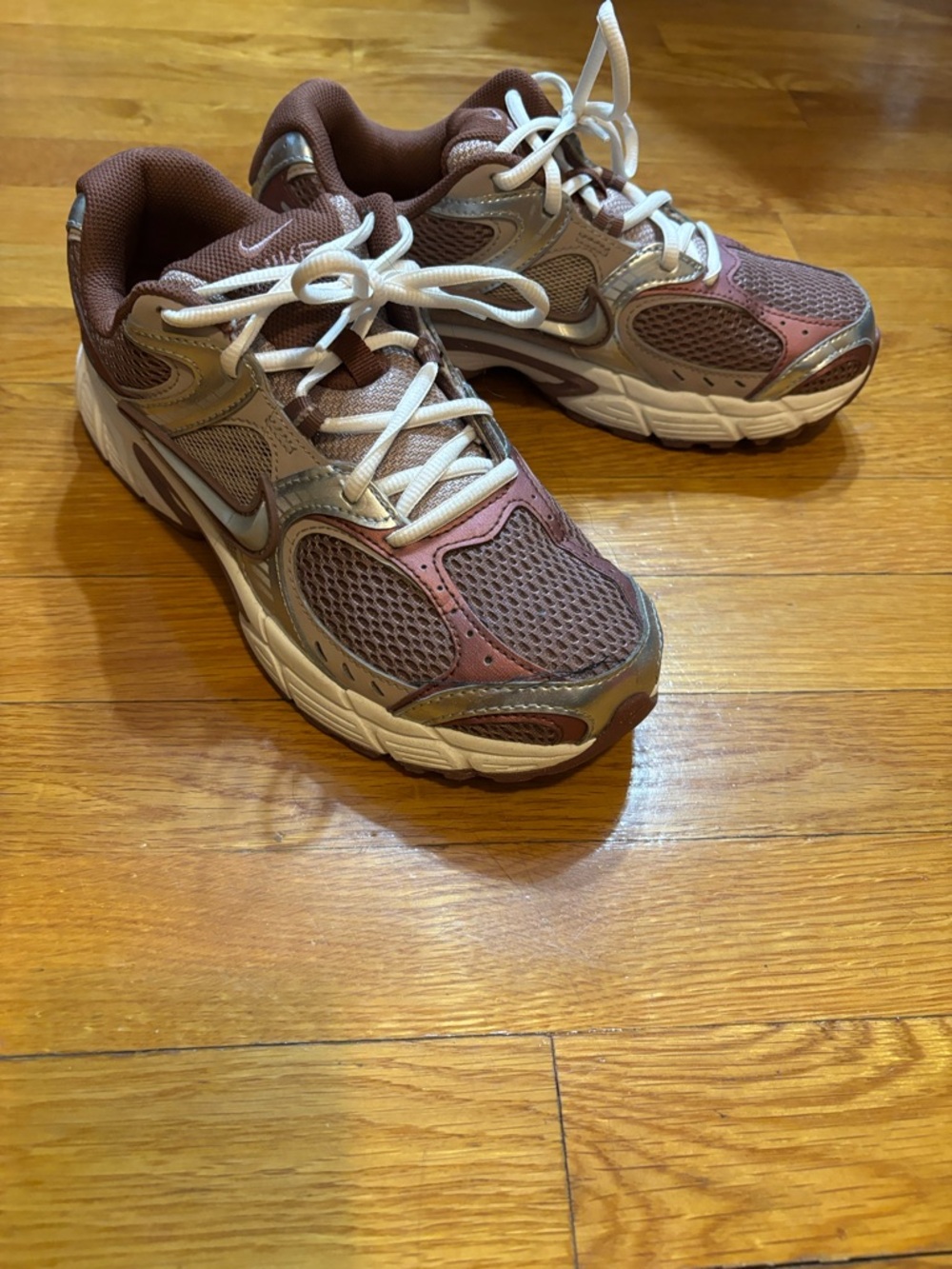 Nike Women's V5 RNR sneakers in the Smokey Mauve/Red Sepia color, size 9